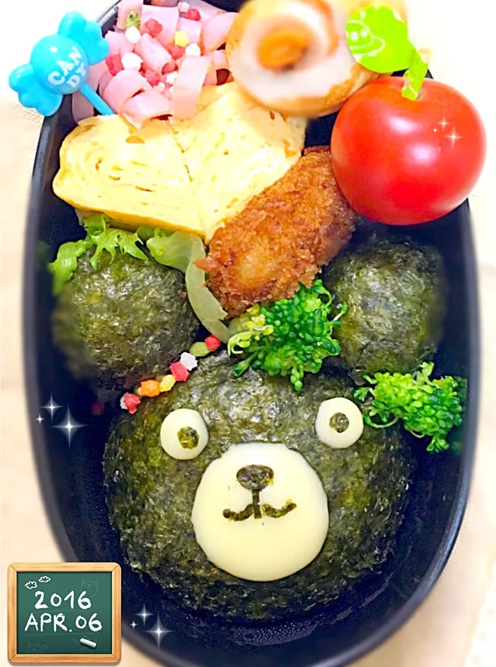 学童弁当♫クマおにぎり|tomokoさん