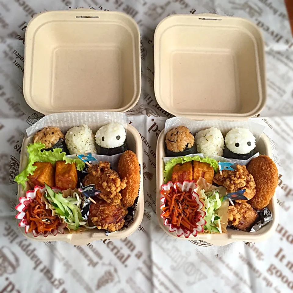 咲きちゃんさんの料理 うちの ザンギ🐔 でお花見弁当🌸|カオサンさん