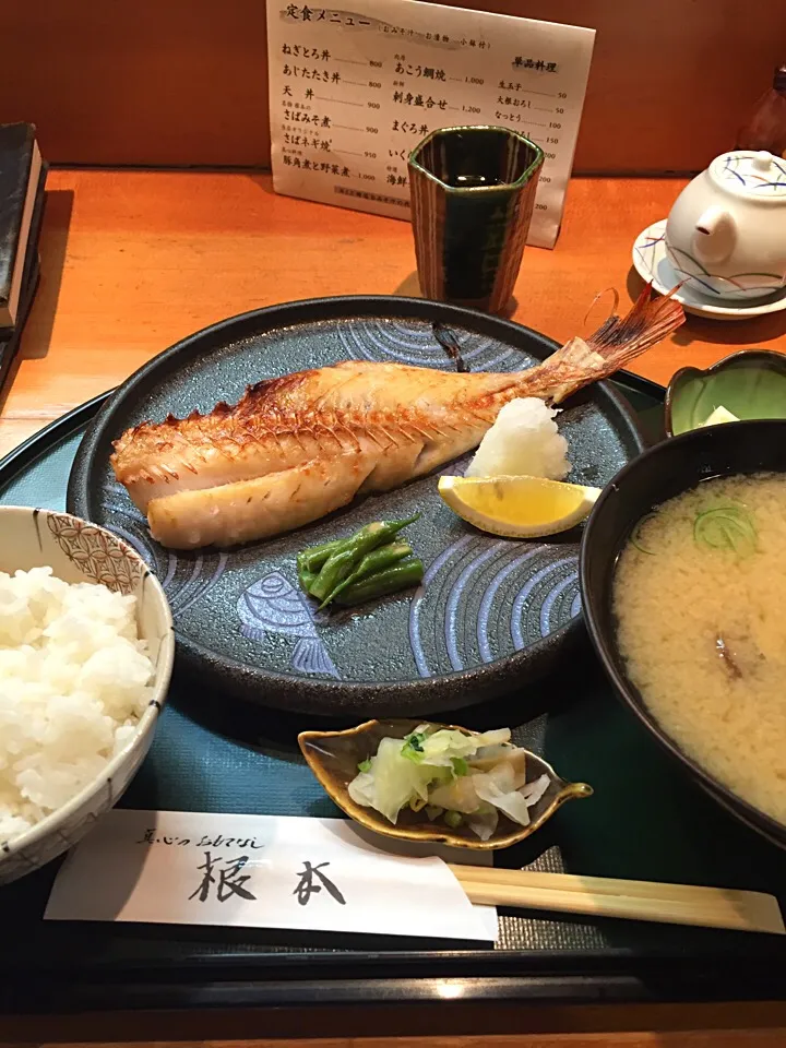 あこう鯛焼き、あさり汁|山内博之さん