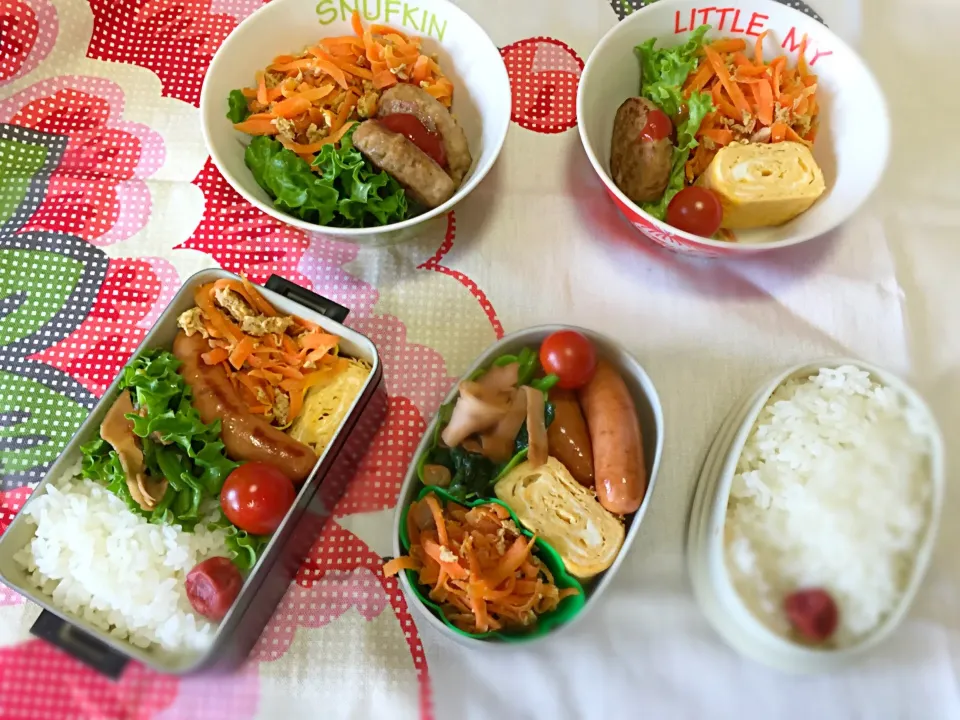 今日の子供達のごはんと、お弁当|はるなさん