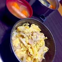 Snapdishの料理写真:親子丼・ポトフ|カズさん