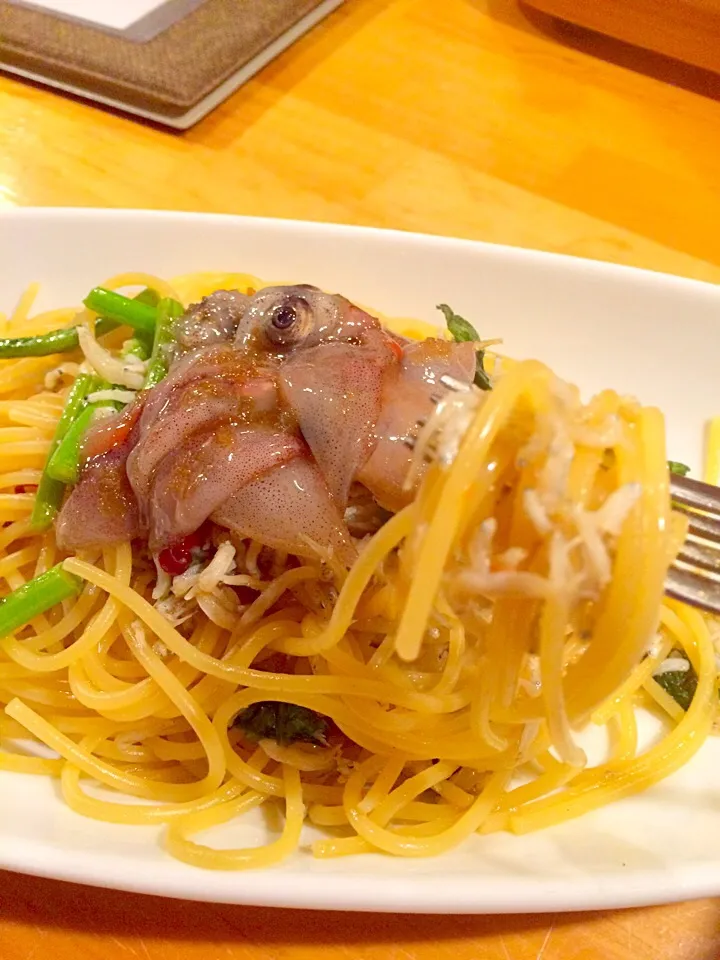 ホタルイカのペペロンチーノ|ともこさん