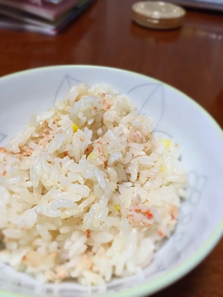 カニ缶の炊き込みご飯|うさこさん