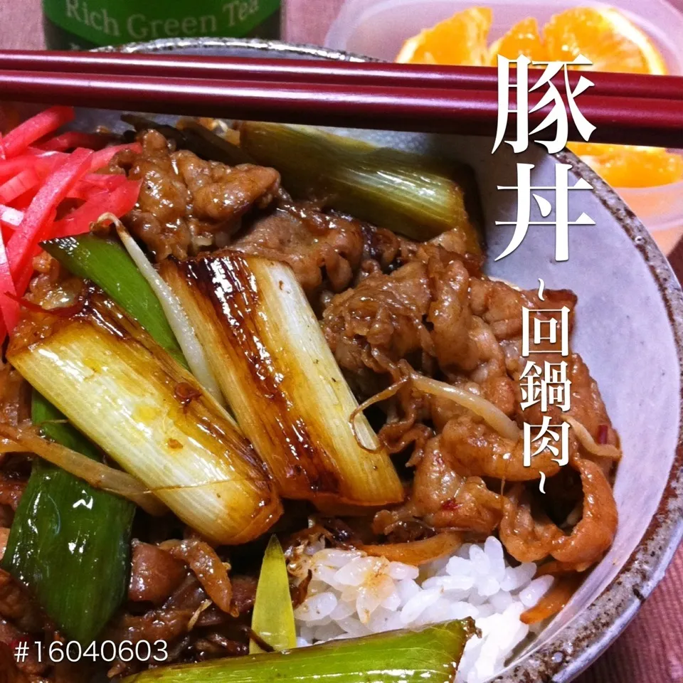 #16040603 豚丼~回鍋肉~ ¥290|dune725さん