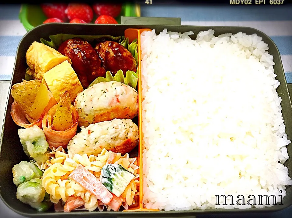 4/7＊高2長男のお弁当|Maamiさん