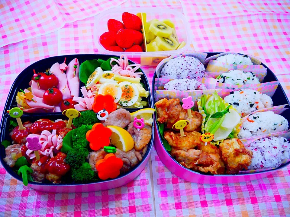 春のお花見お弁当♡|ひかりんさん