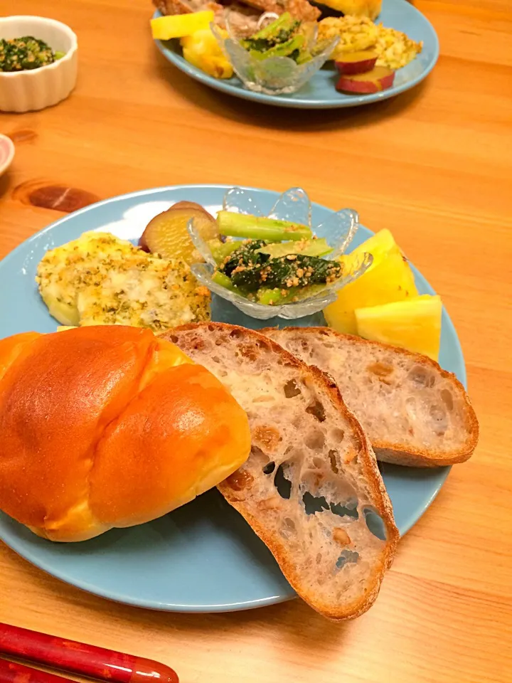 Snapdishの料理写真:4月7日の朝ごはん☀︎👨👩|Sanjiさん