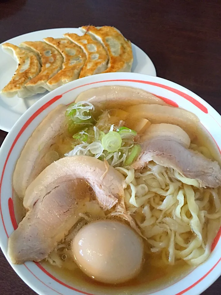 チャーシュー麺と餃子|ゆずさん