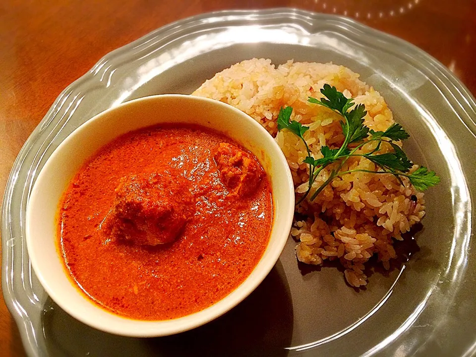 豆腐クリームでバターチキンカレー♪|72roseさん