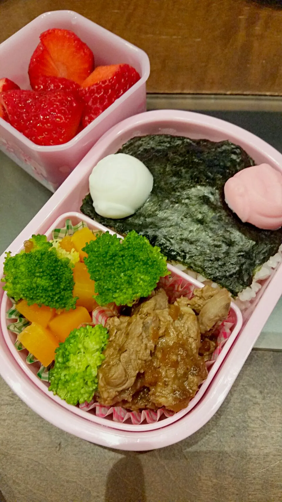 次女学童弁当☆ステーキ🍱|unotacoさん