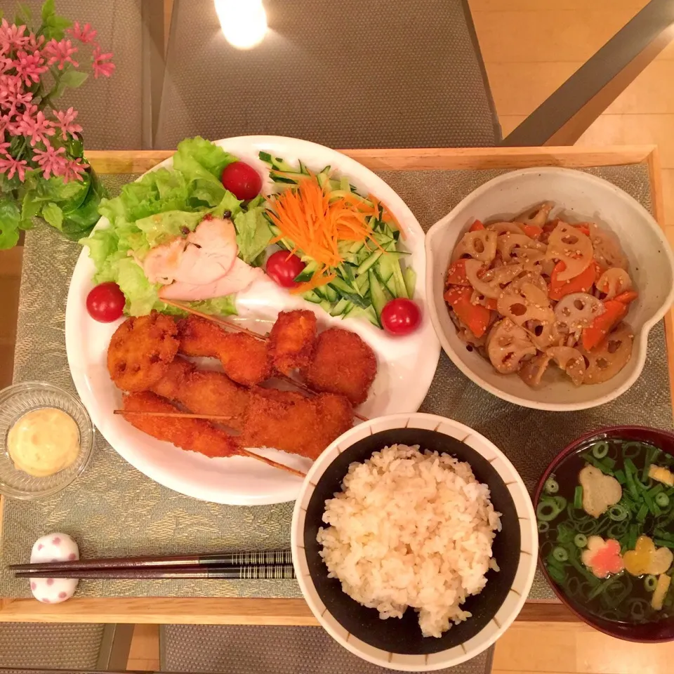 Snapdishの料理写真:4/7❤︎主人の晩ごはん❤︎|Makinsさん