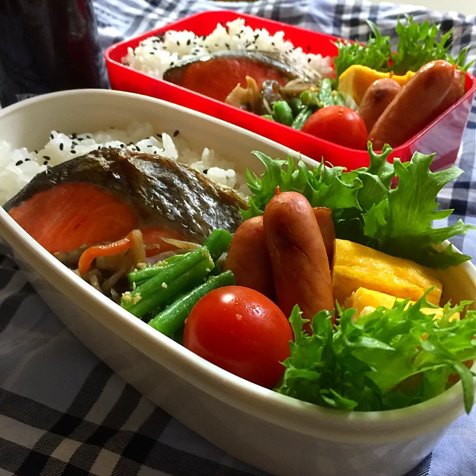 Snapdishの料理写真:お弁当、再開。|🌀さん