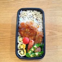 ポークソテー＊弁当♪