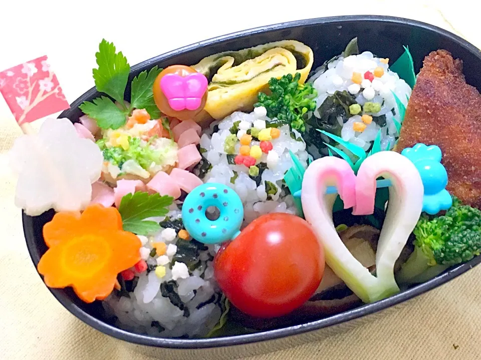 Snapdishの料理写真:学童弁当♪🌸|tomokoさん