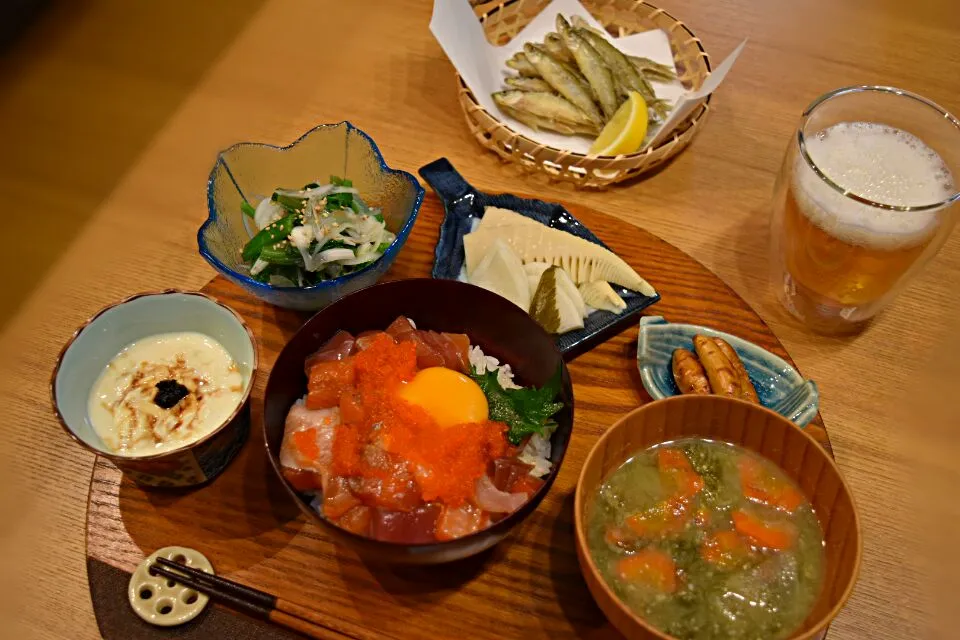 漬け丼定食|ゆきっぴさん