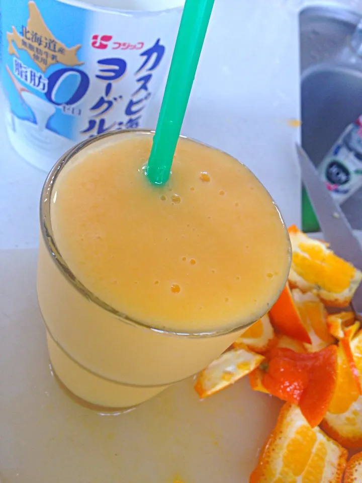 Orange yoghurt smoothie|viviさん