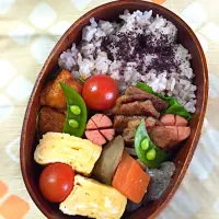 Snapdishの料理写真:4/8 今週最後のお弁当！