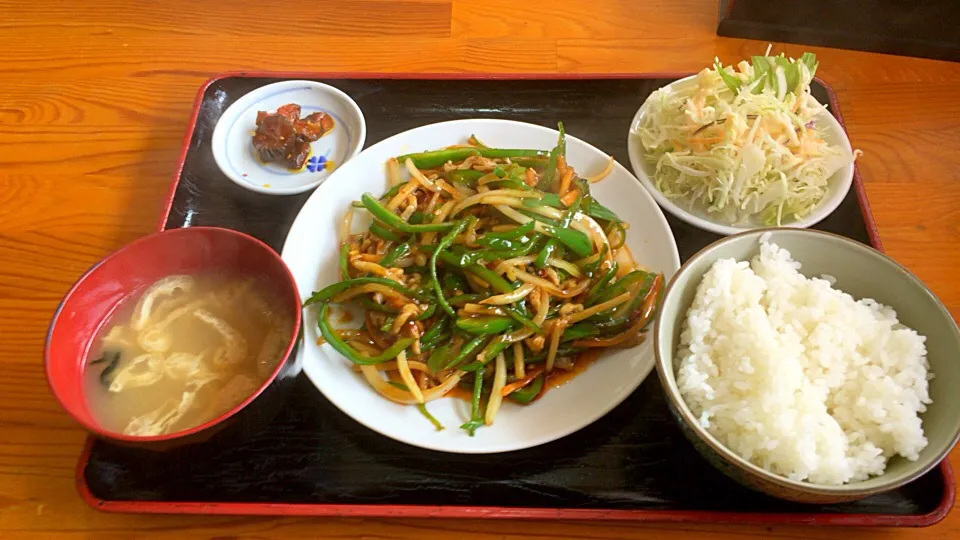 チンジャオロース定食|ケンケンさん