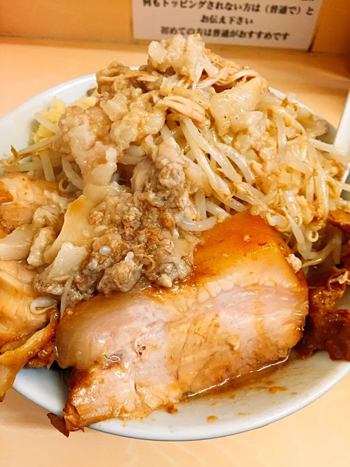 自家製ラーメン大者 ラーメン🍜ニンニク、カラメ、アブラマシマシ🐷|NOMU'S キッチン🍳さん