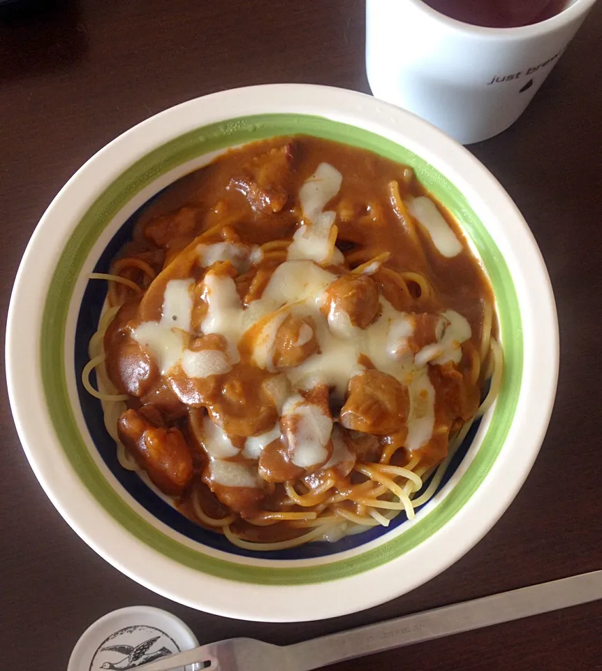 とろとろチーズカレーパスタ🍝|YUKI_Jさん