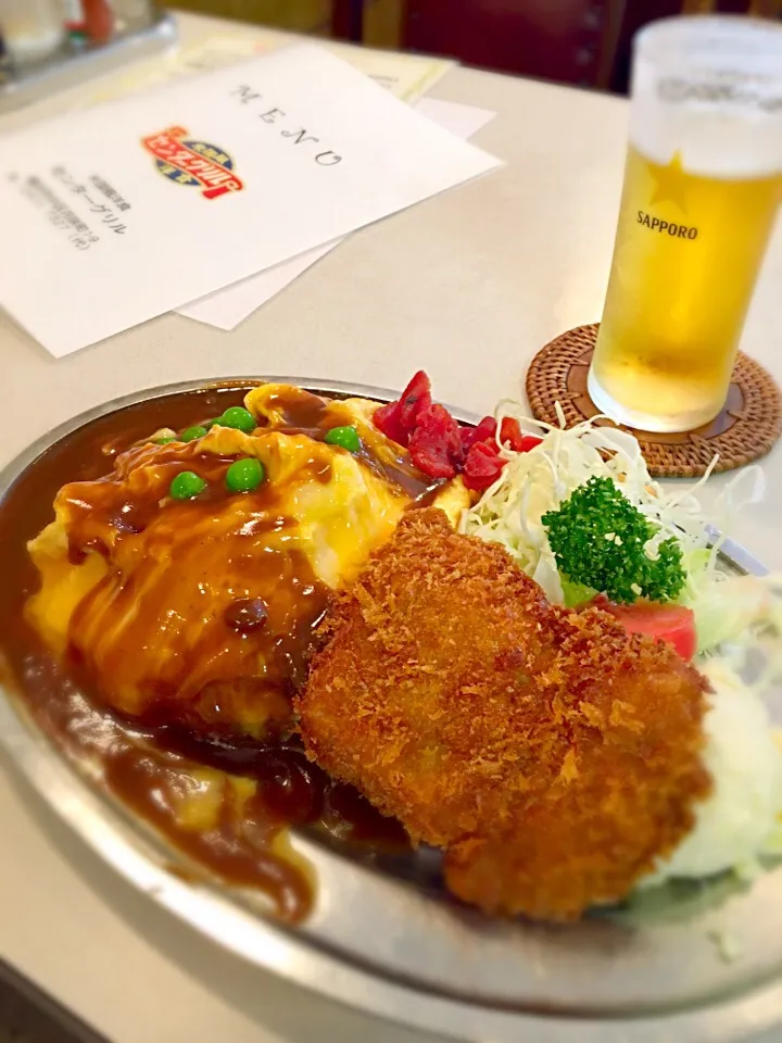 ランチビールと共に浜ランチ♬|Masakoさん