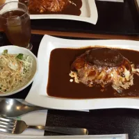 Snapdishの料理写真:オムライス＆ハンバーグ|きょうかずさん