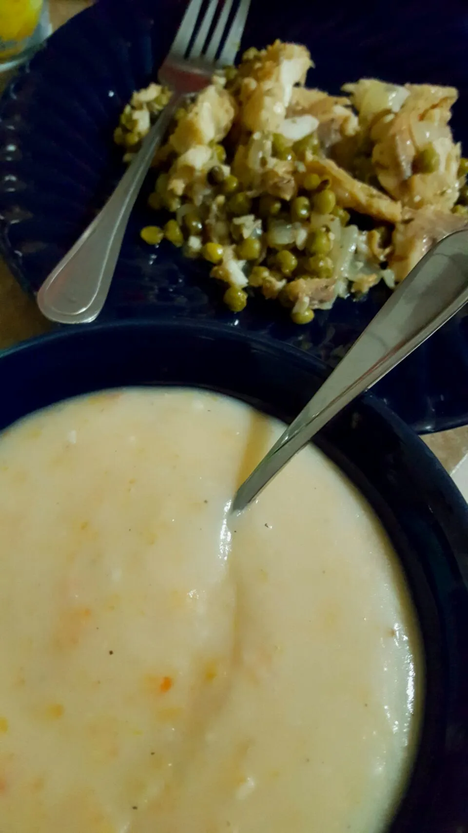 Potato-Carrot Soup. Pan-seared Tilapia with Lemon and Caper Sauce|Thebluestbutterflyさん