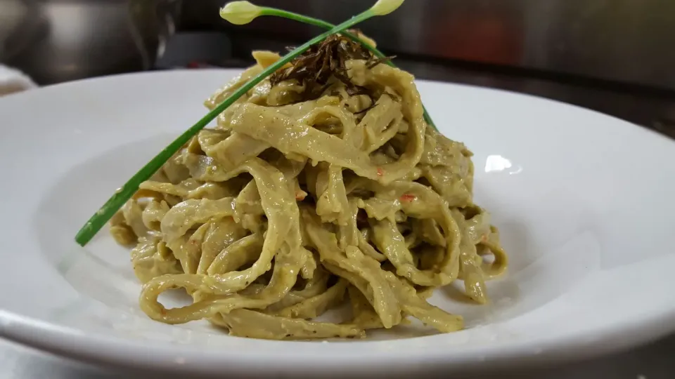 Cold Spinach Noodle w/Creamy Avacado Sauce|SONN'Sさん