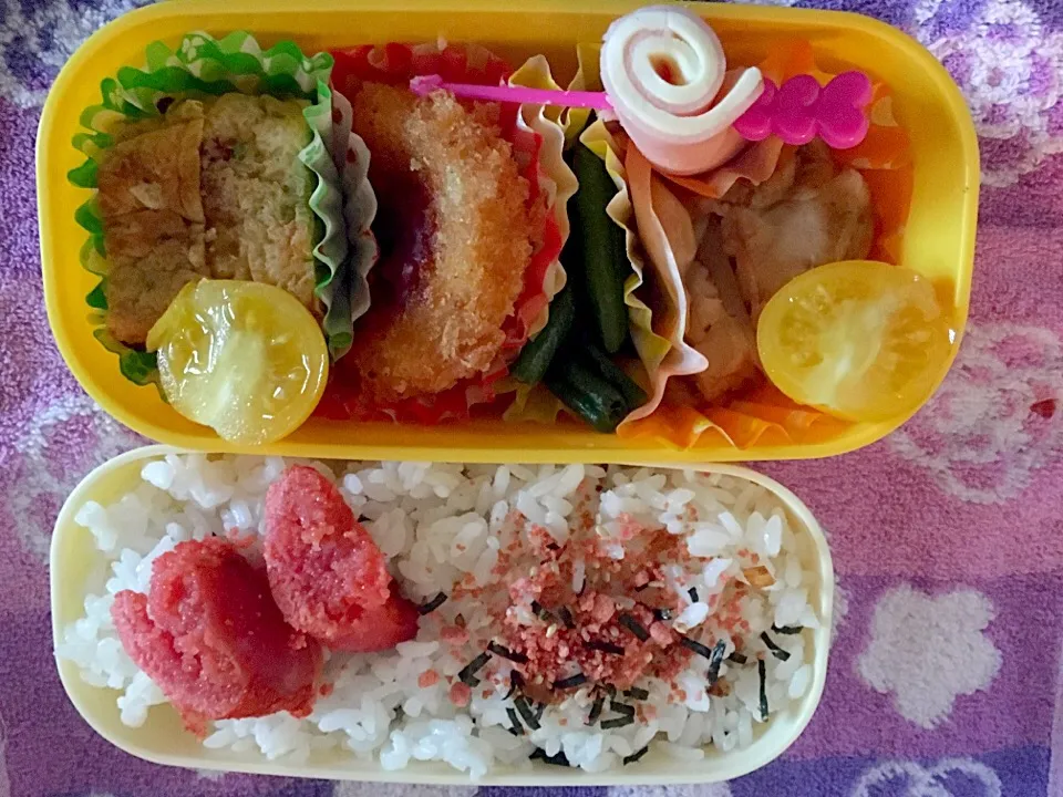 Snapdishの料理写真:28.04.09 娘にお弁当💖|しろこ🐾໊さん