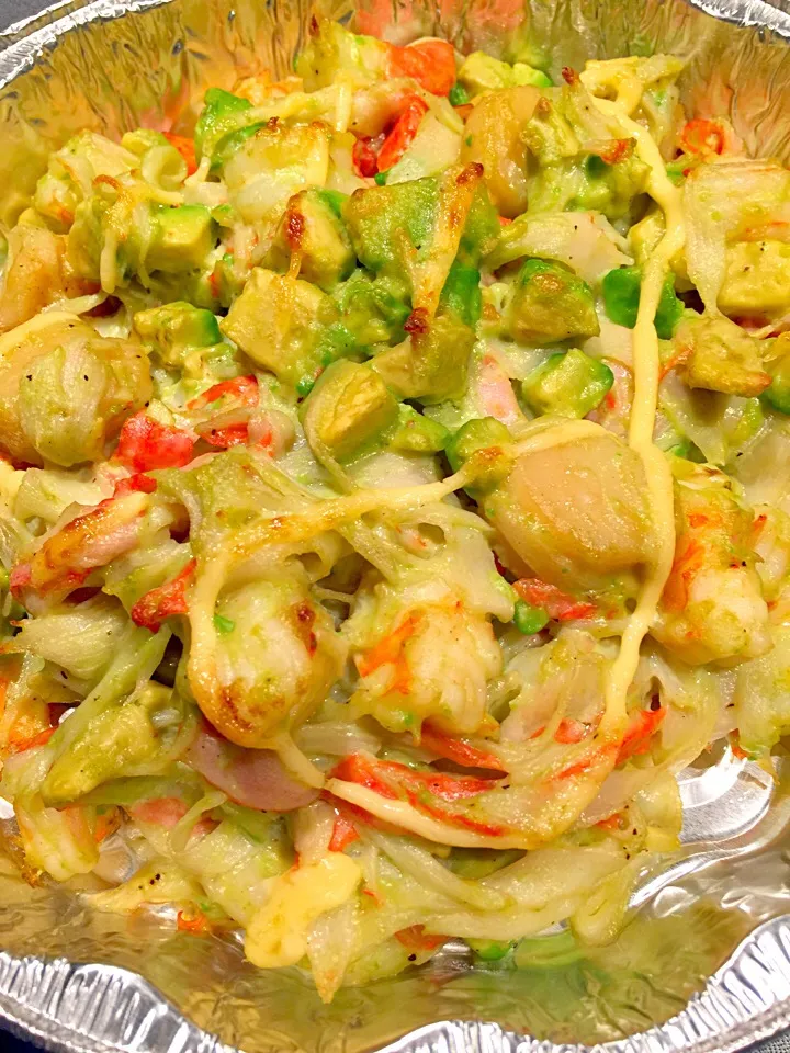 seafood avocado salad|prinSjさん