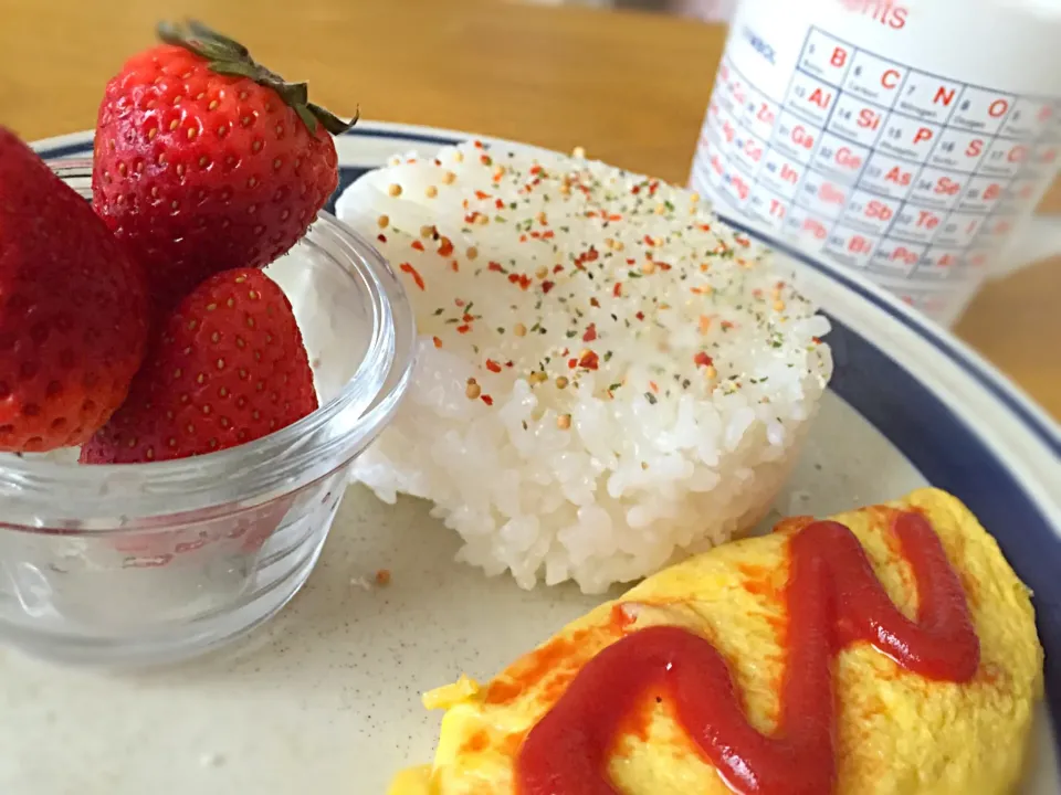 本日の朝ごはん☆クミンオムレツ&スパイスご飯|あやさん