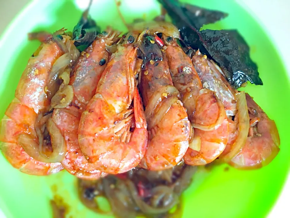 shrimp with oyster sauce|lia apriliaさん