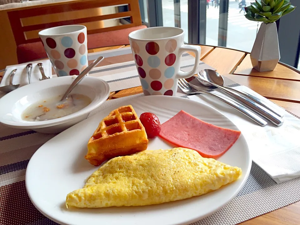 Snapdishの料理写真:Breakfast|Sky Blueさん