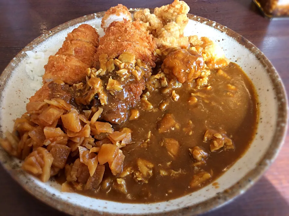 来てしまった(^^;;「CoCo壱番屋」😻
チキン三昧カレー🍛|アライさんさん