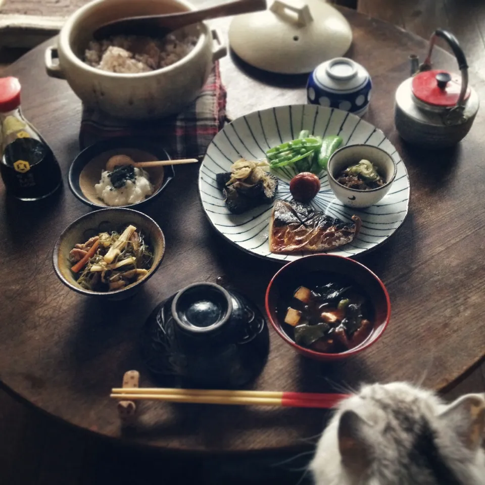 “ ウチナー定食 ”|おたんこ食堂  d□~°さん