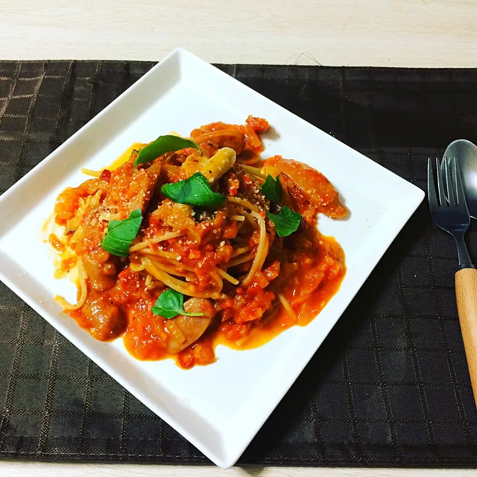 イタリアンなトマトパスタ|hina＊管理栄養士さん