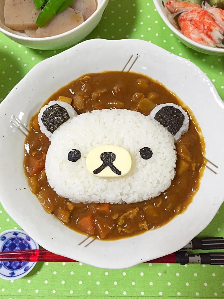 Snapdishの料理写真:リラックマカレー|チィズママさん