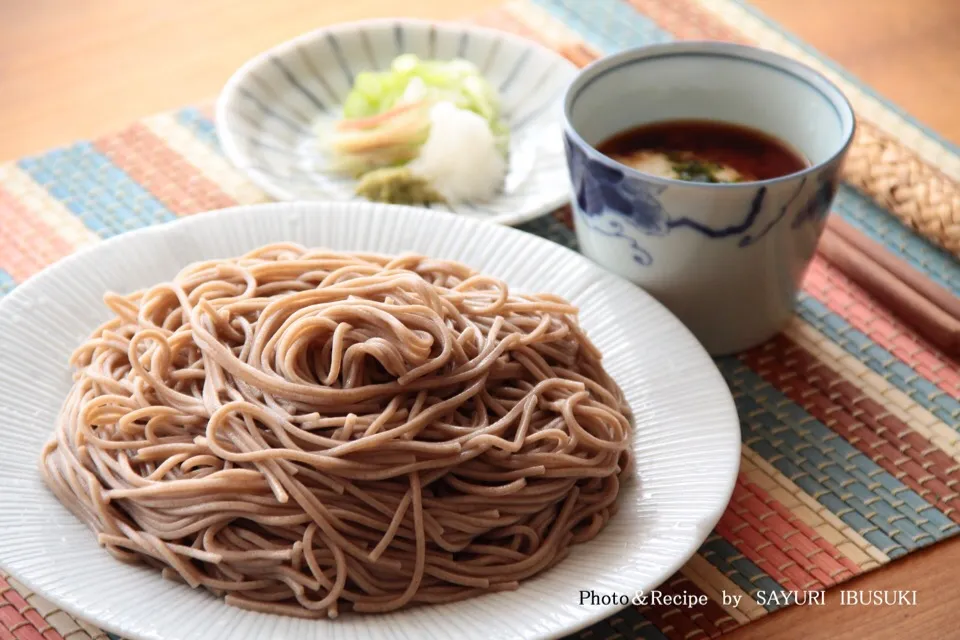 レシピ制作 販促用レシピ『もり蕎麦 つけとろ』|【公式】料理研究家　指宿さゆり≫ｽﾀｼﾞｵ（ｽﾀｯﾌ運営）さん