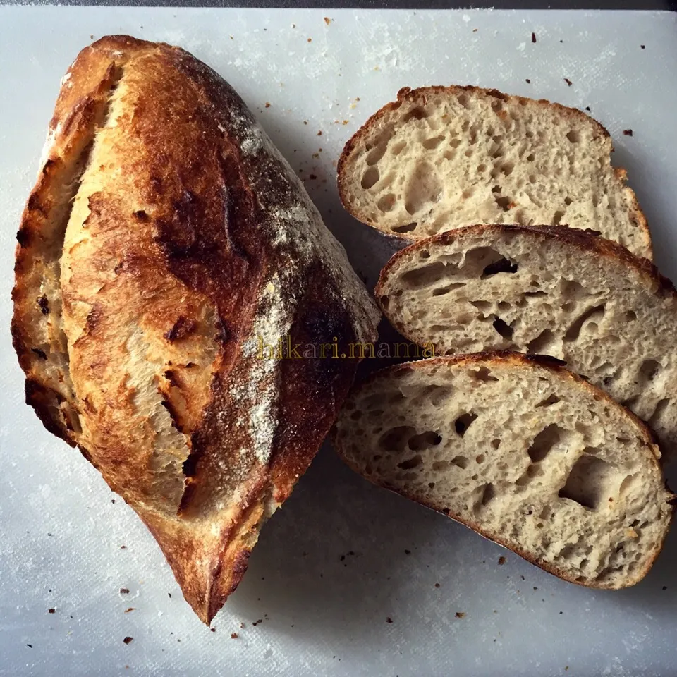 Snapdishの料理写真:酒粕酵母バタール🍞|ひかりママさん