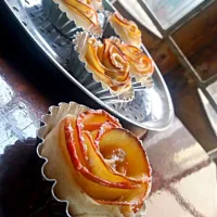 #apple #rose #tart #appletart #yummy #delicious #sunday #baking #Fruit|Le Anh Nguyenさん