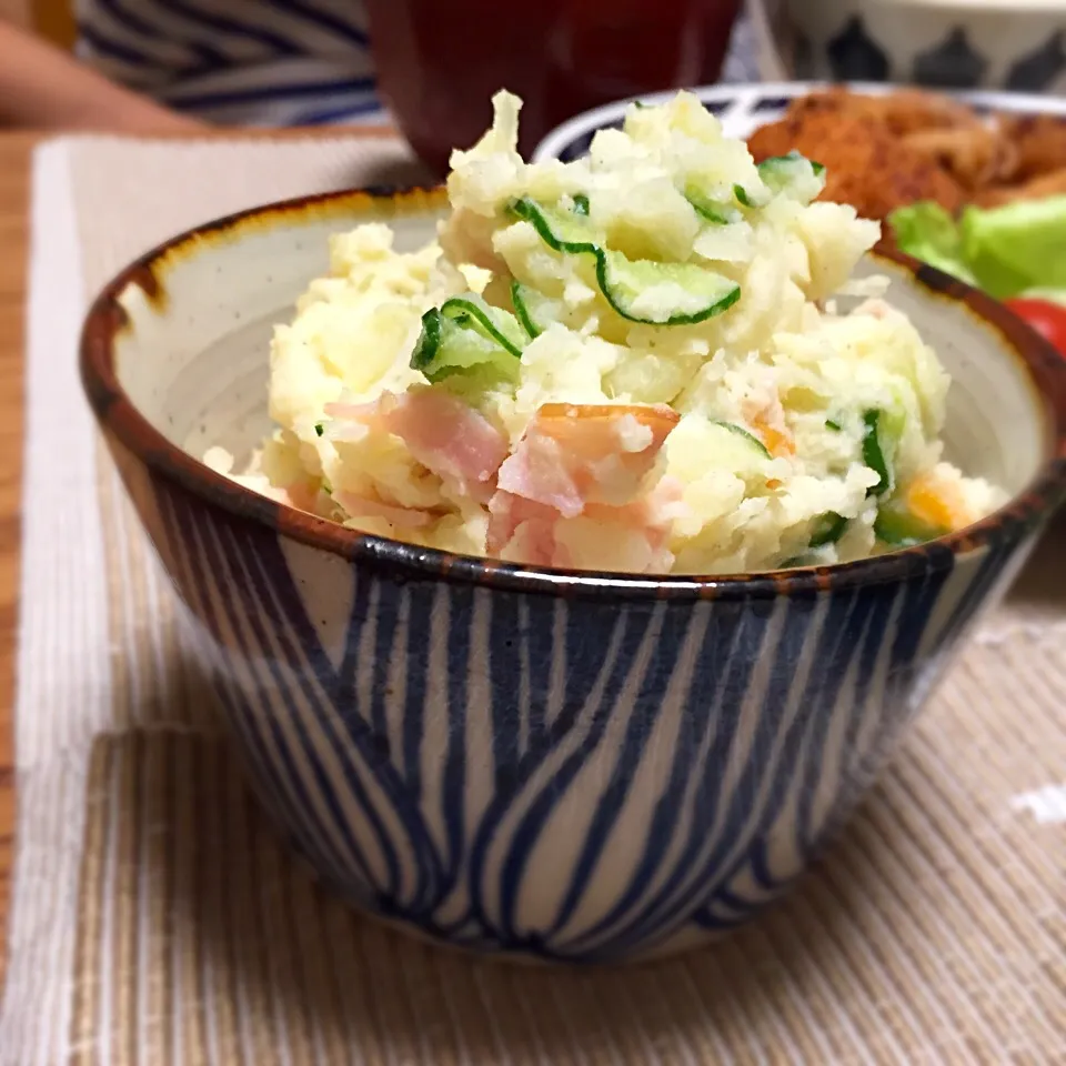 今日の夕飯☆ポテトサラダアップ|あさこさん