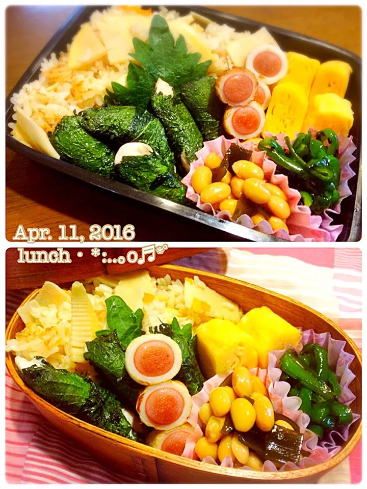 2016/04/11お弁当〜♡|いく❤️さん