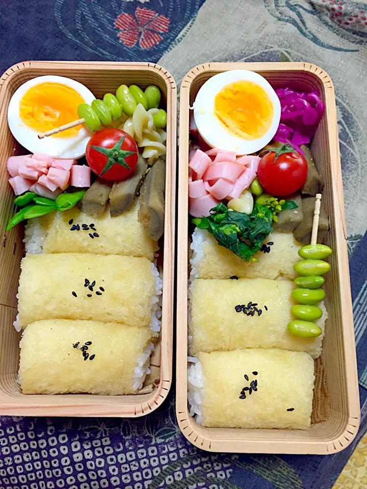 いなり寿司弁当( ´ ▽ ` )ﾉ|にゃんさん