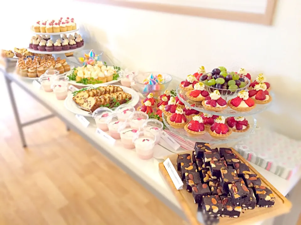 Spring cake buffet|cheesyさん