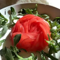 トマトの薔薇 🍅🌹【Tomato rose】