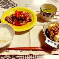 Snapdishの料理写真:豚肉とトマトナムル|朋子さん