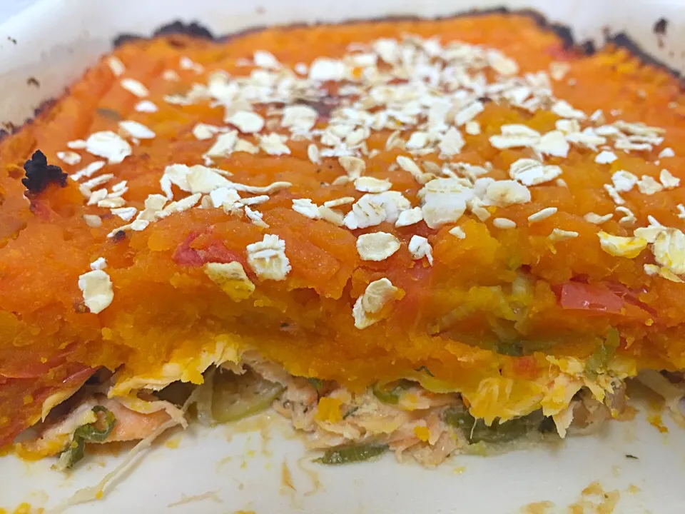 Salmon kabocha Shepard pie|liliさん