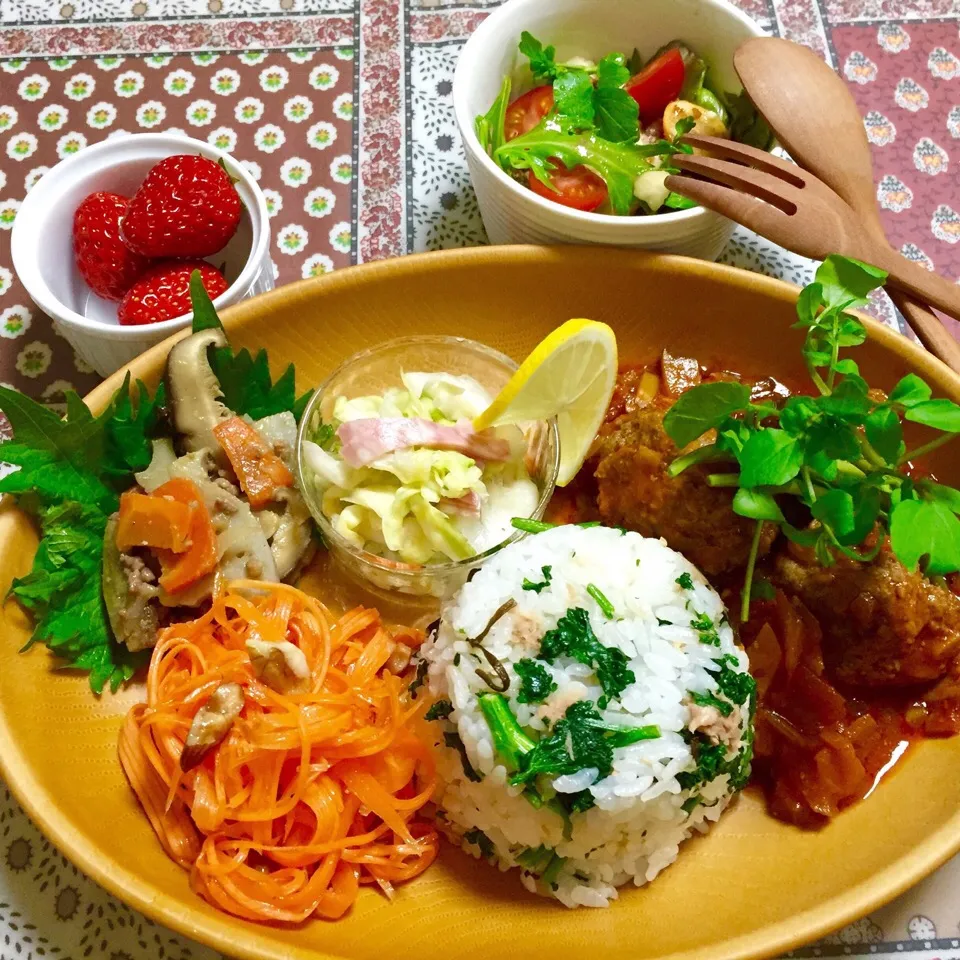 トマト🍅煮込みハンバーグ🍴|あつみんさん