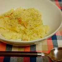 Snapdishの料理写真:炊飯器でカルボナーラ飯♡♡|みんほさん