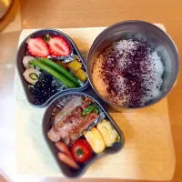 Snapdishの料理写真:初のお弁当|☆まなみん☆さん